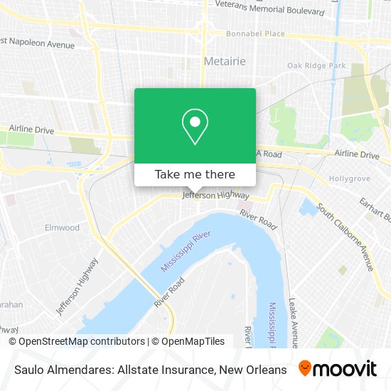 Saulo Almendares: Allstate Insurance map