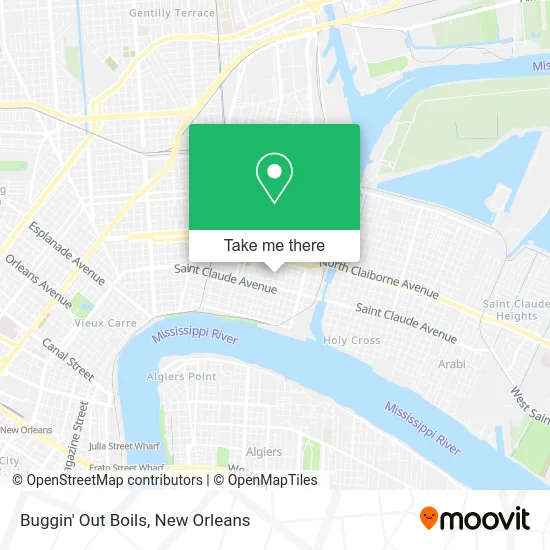 Buggin' Out Boils map