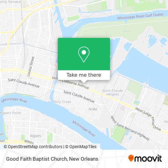 Good Faith Baptist Church map
