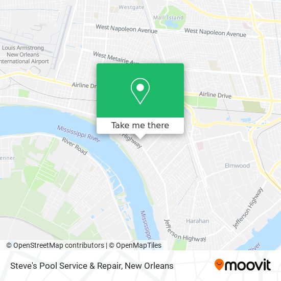 Mapa de Steve's Pool Service & Repair