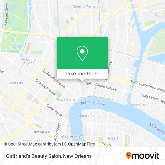 Girlfriend's Beauty Salon map
