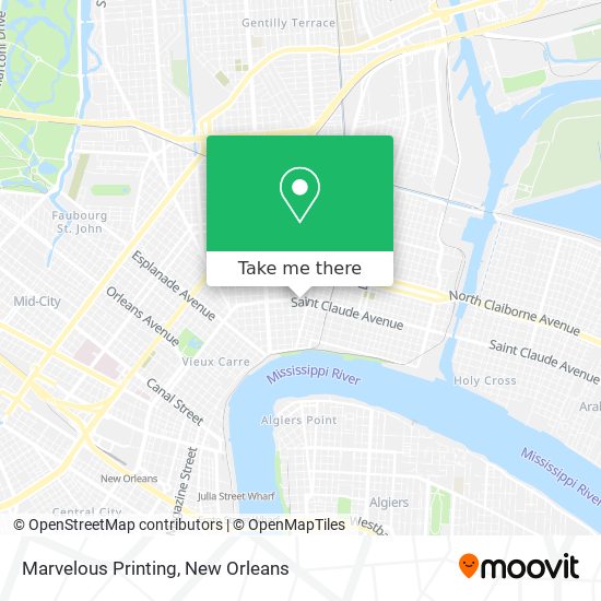 Mapa de Marvelous Printing