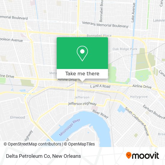 Delta Petroleum Co map