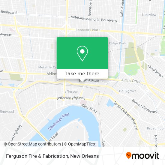 Ferguson Fire & Fabrication map