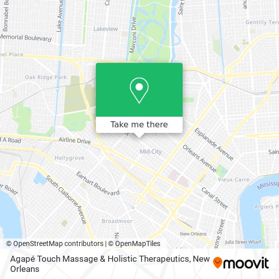 Agapé Touch Massage & Holistic Therapeutics map