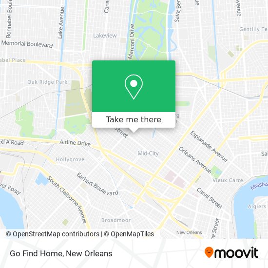 Go Find Home map