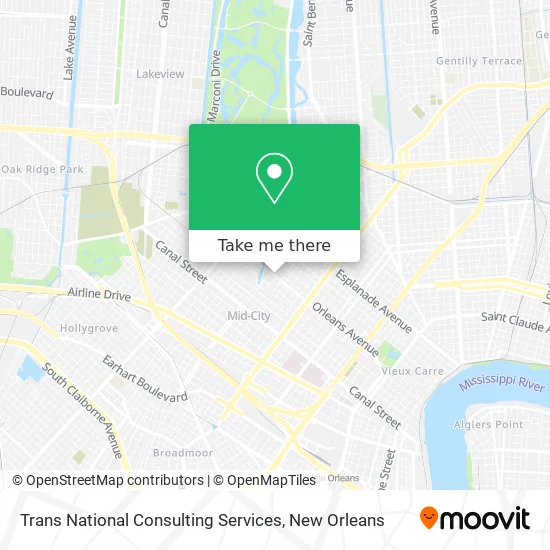 Mapa de Trans National Consulting Services
