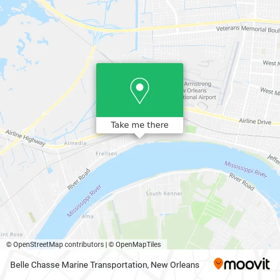 Belle Chasse Marine Transportation map