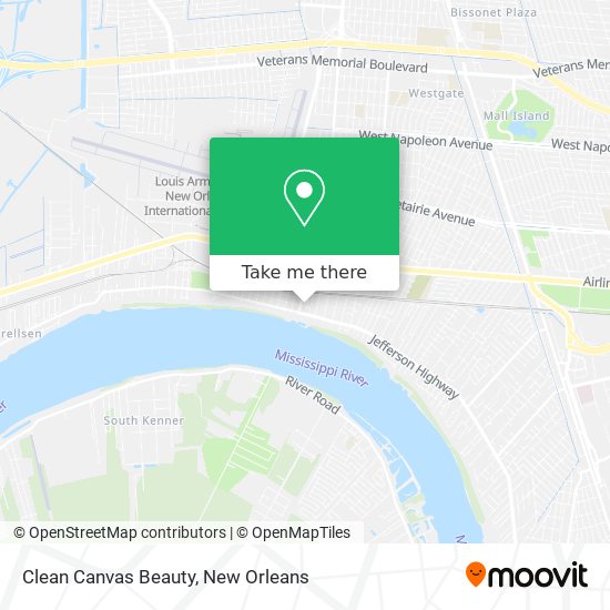 Clean Canvas Beauty map