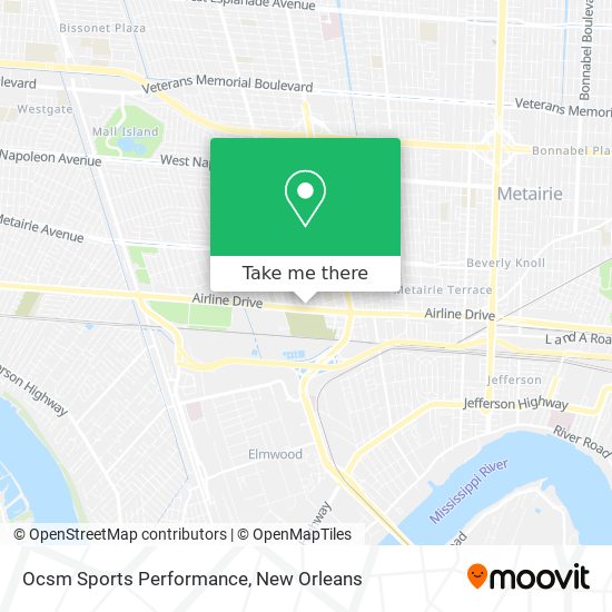 Ocsm Sports Performance map