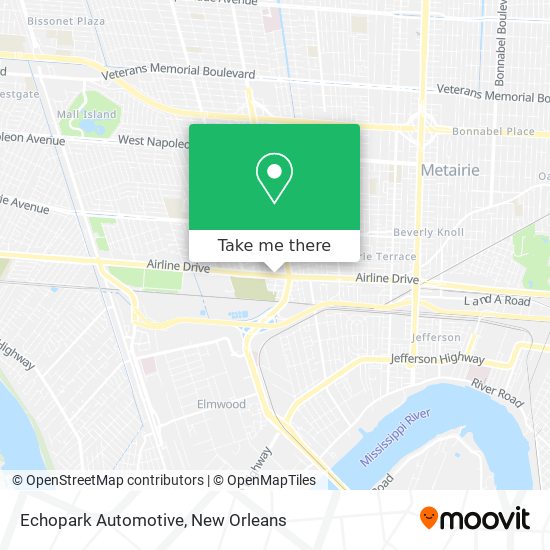 Echopark Automotive map