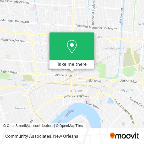 Community Associates map