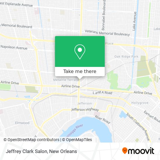 Jeffrey Clark Salon map