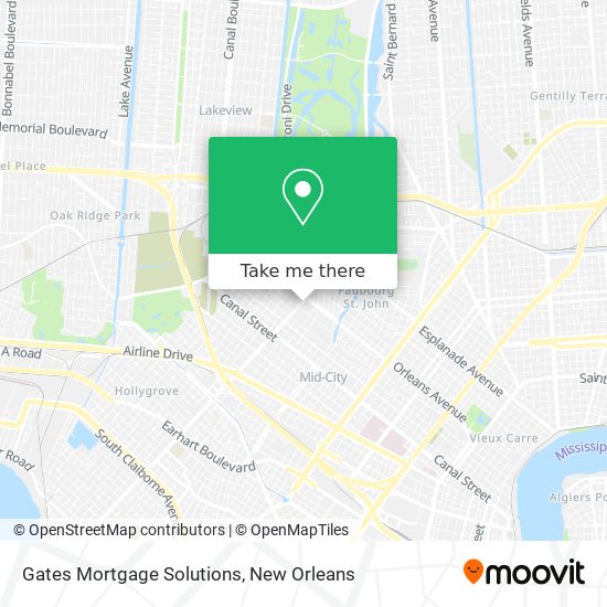 Gates Mortgage Solutions map