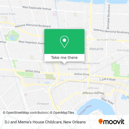 DJ and Meme's House Childcare map