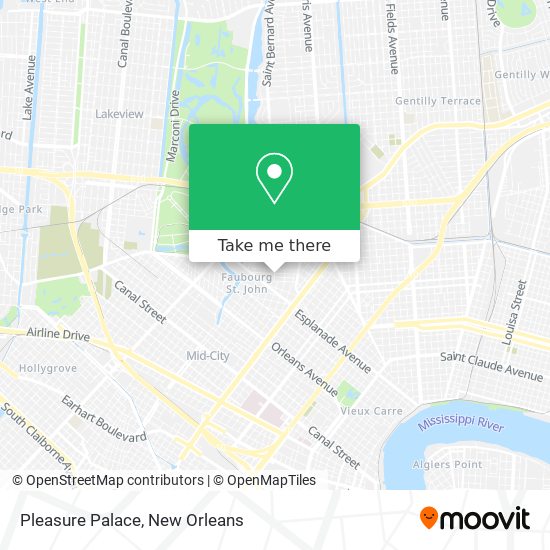 Pleasure Palace map