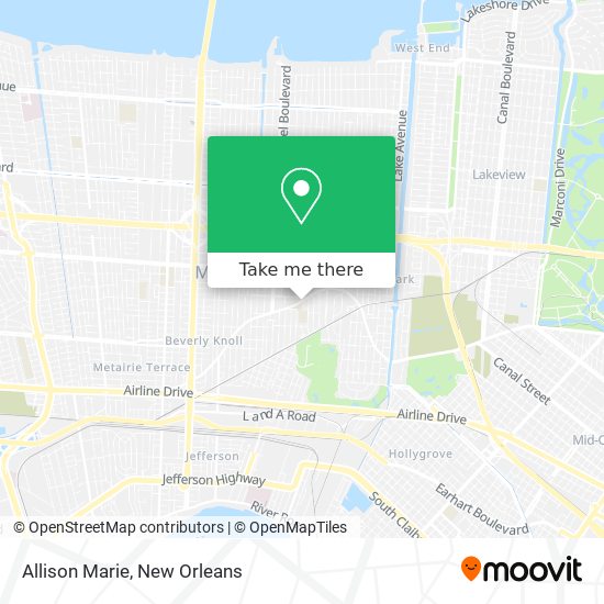 Mapa de Allison Marie