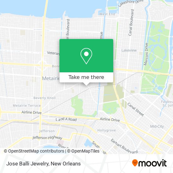 Jose Balli Jewelry map