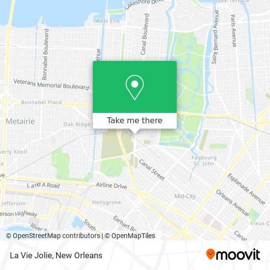 Mapa de La Vie Jolie
