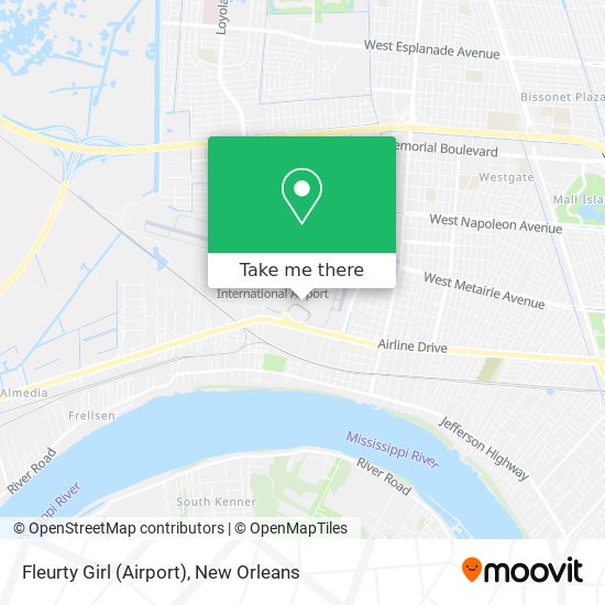 Fleurty Girl (Airport) map