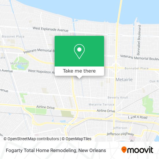 Fogarty Total Home Remodeling map