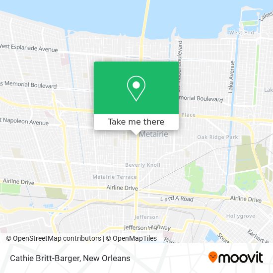 Mapa de Cathie Britt-Barger