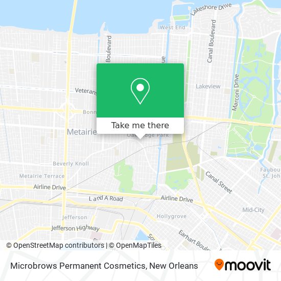 Microbrows Permanent Cosmetics map