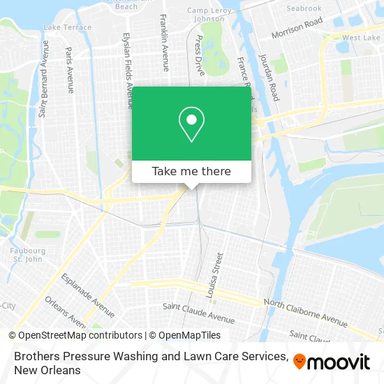 Brothers Pressure Washing and Lawn Care Services map
