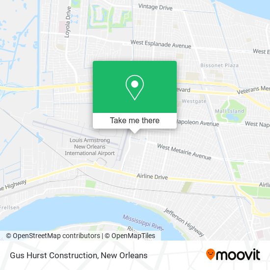 Mapa de Gus Hurst Construction