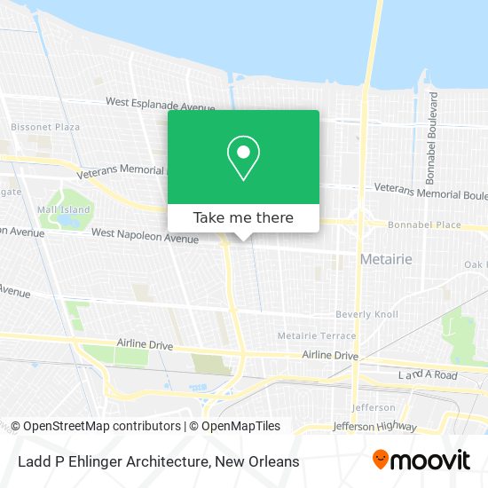 Ladd P Ehlinger Architecture map