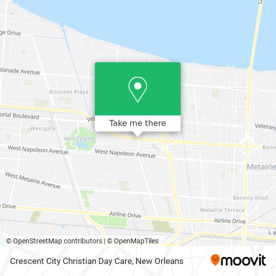 Crescent City Christian Day Care map