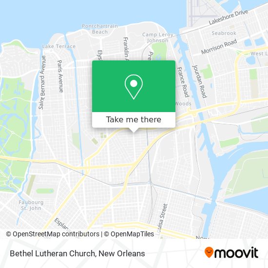 Bethel Lutheran Church map