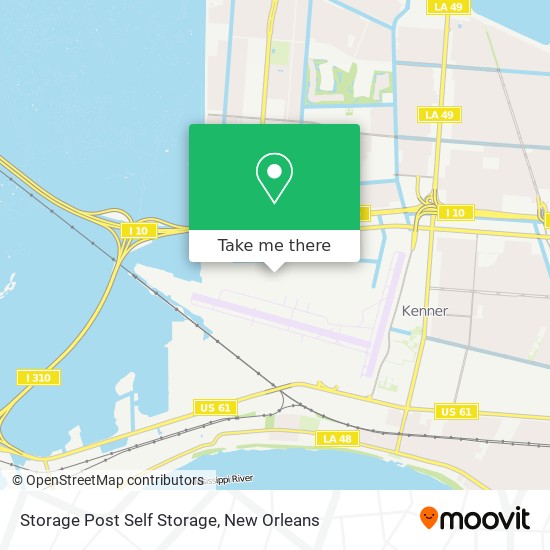 Mapa de Storage Post Self Storage