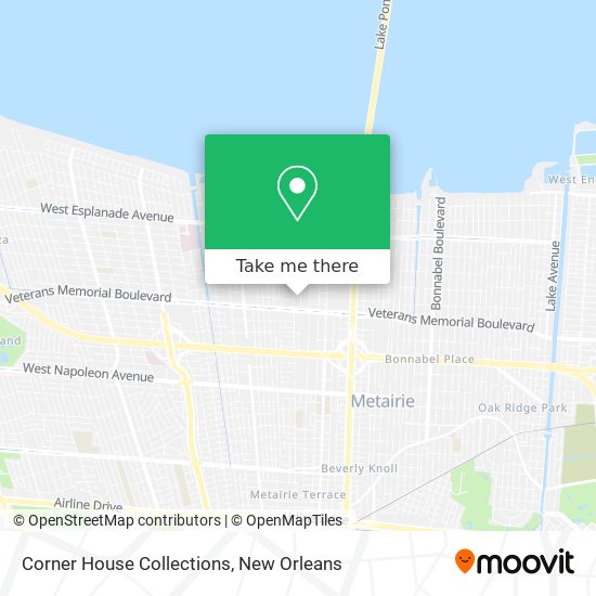 Mapa de Corner House Collections
