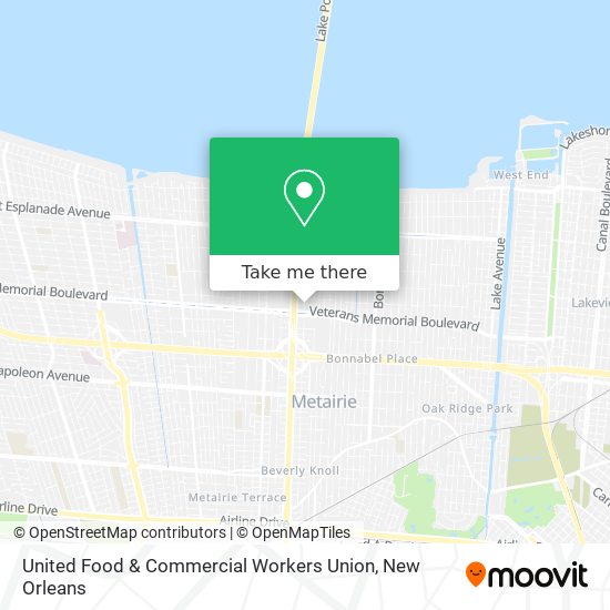 Mapa de United Food & Commercial Workers Union