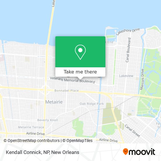 Kendall Connick, NP map