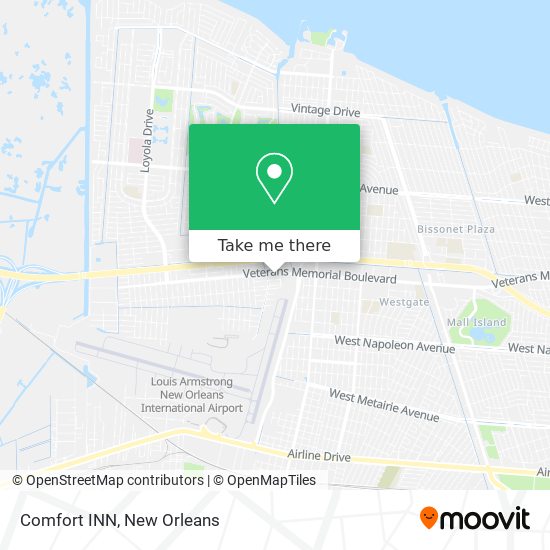 Mapa de Comfort INN