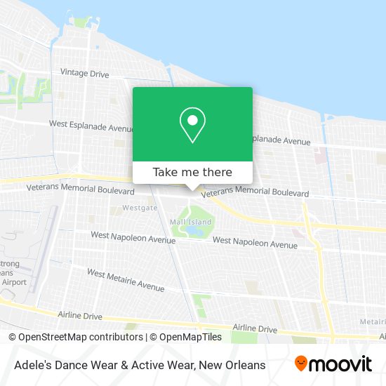 Adele's Dance Wear & Active Wear map