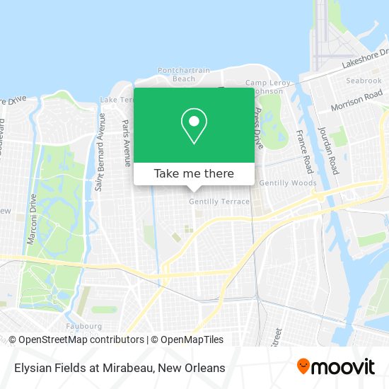 Mapa de Elysian Fields at Mirabeau