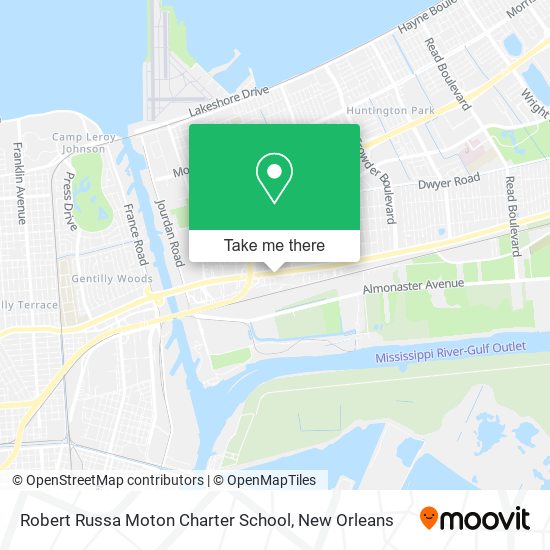 Robert Russa Moton Charter School map
