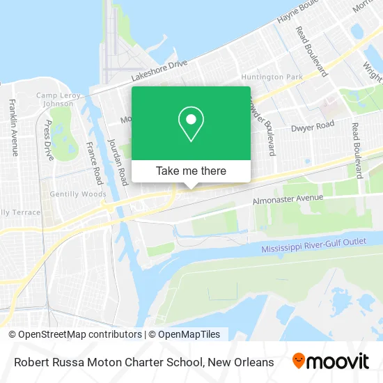 Robert Russa Moton Charter School map