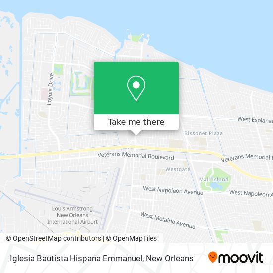 Iglesia Bautista Hispana Emmanuel map