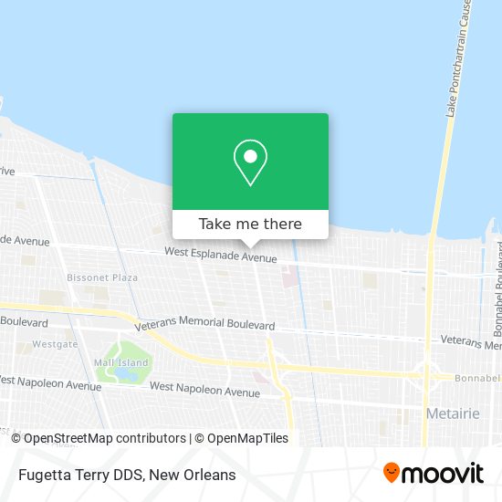 Fugetta Terry DDS map