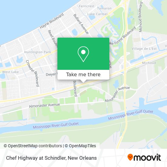 Chef Highway at Schindler map