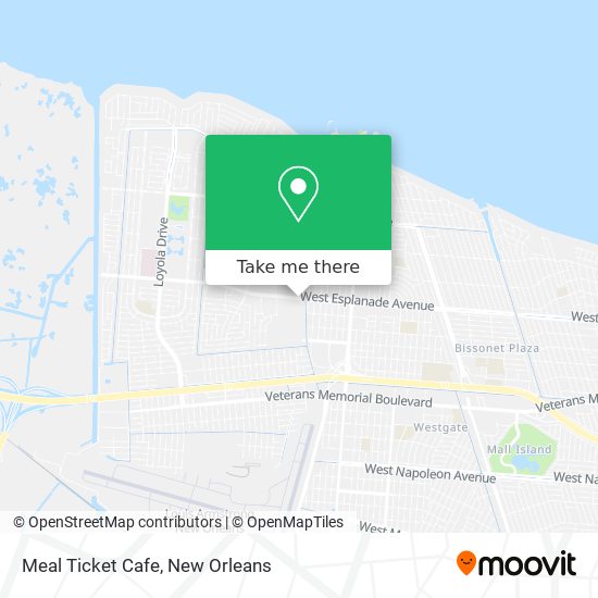 Mapa de Meal Ticket Cafe