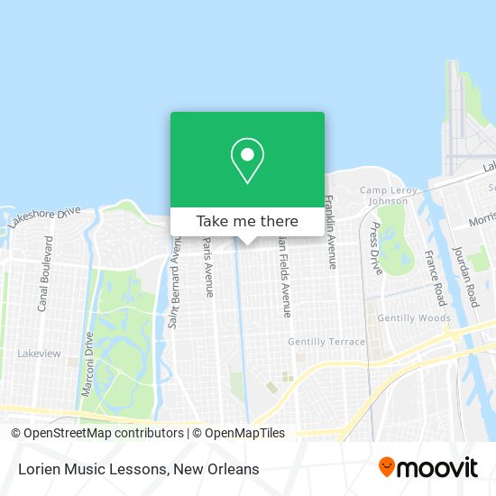 Mapa de Lorien Music Lessons