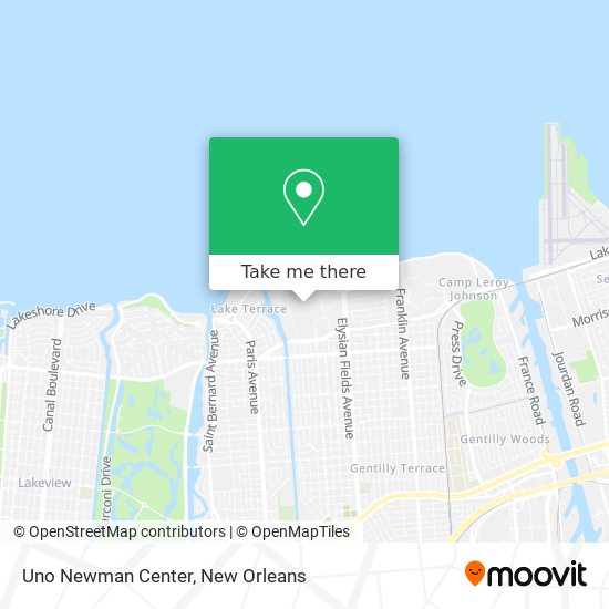 Mapa de Uno Newman Center