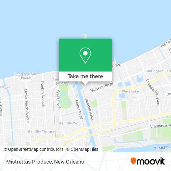 Mistrettas Produce map