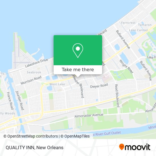 QUALITY INN map