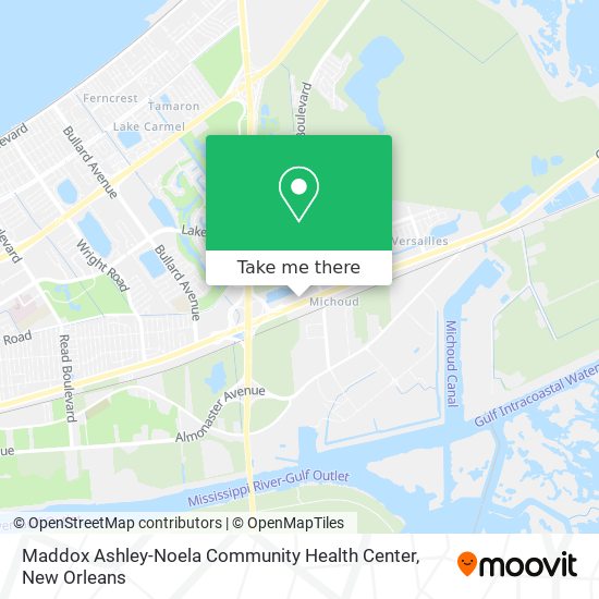 Mapa de Maddox Ashley-Noela Community Health Center